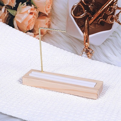 L Shaped Metal Bar Earrings Display Stands PW-WG2E3E8-01-1