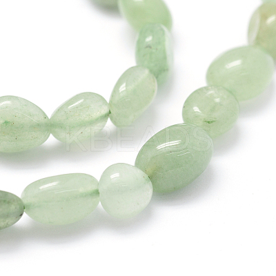 Natural Green Aventurine Beads Strands G-K230-05B-1