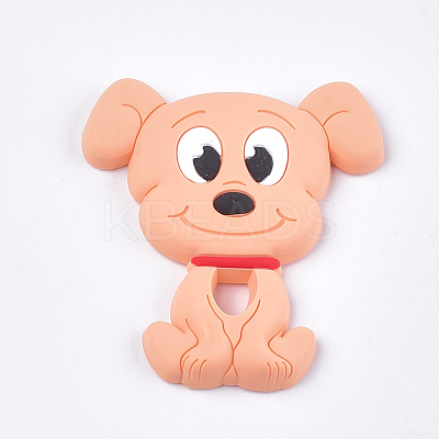 Food Grade Eco-Friendly Silicone Puppy Beads SIL-T052-07F-1