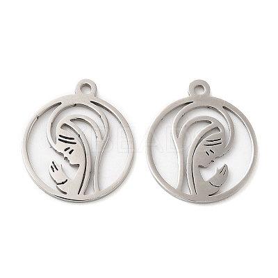 Non-Tarnish 201 Stainless Steel Pendants STAS-A084-01P-1