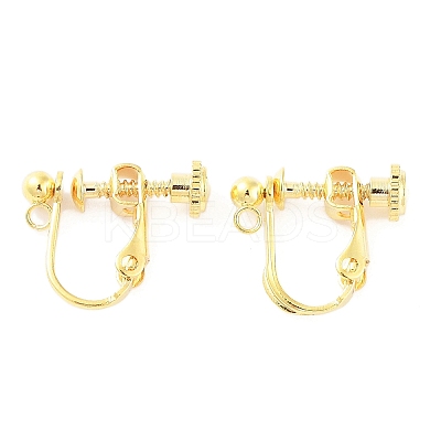 316 Stainless Steel Clip-on Earring Findings STAS-K274-09G-1