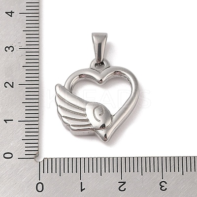 Non-Tarnish 304 Stainless Steel Pendants X-STAS-R232-07P-1