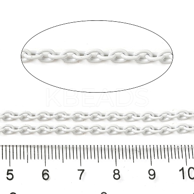 Spray Painted 304 Stainless Steel Cable Chains STAS-B067-06A-01-1