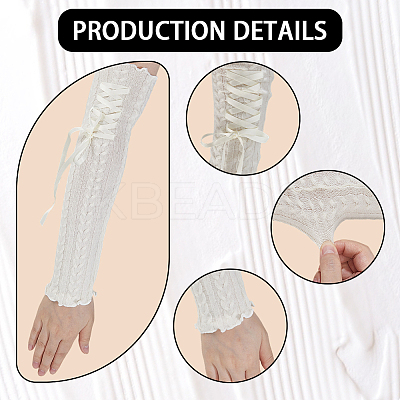Polyester Arm Warmers AJEW-WH20067-061B-1