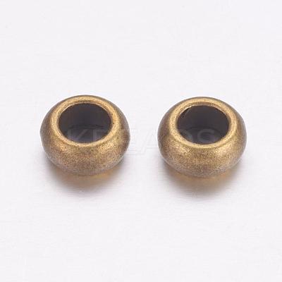 Tibetan Style Alloy Beads TIBEB-48831-AB-FF-1