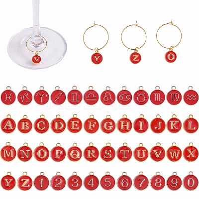 DIY Wine Glass Charms Making Kits DIY-SZ0008-94B-1