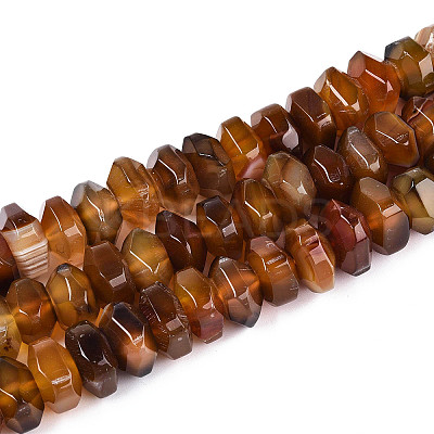 Natural Agate Beads Strands G-N356-01A-03-1