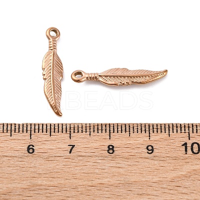 304 Stainless Steel Pendants STAS-E446-08RG-1