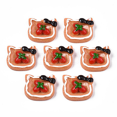 Opaque Epoxy Resin Cabochons LS-CRES-S358-54-1