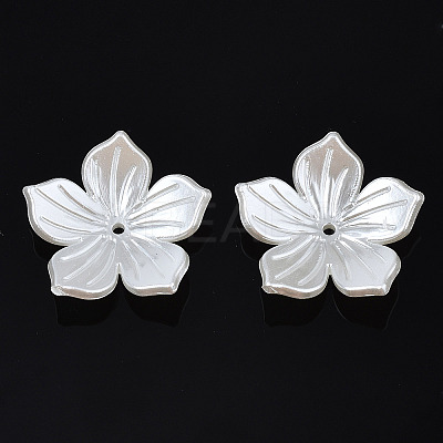 ABS Plastic Imitation Pearl Beads X-OACR-N012-001-1