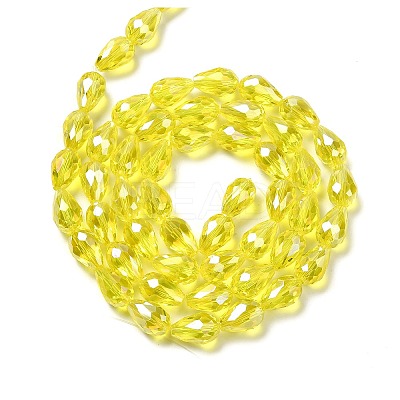 Electroplate Glass Beads Strands LS-EGLA-D015-15x10mm-30-A-1