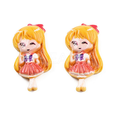 Opaque Resin Cabochons LS-CRES-N018-050-1