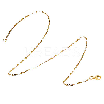 16Pcs 4 Style 304 Stainless Steel Chain Necklaces NJEW-TAC0026-1