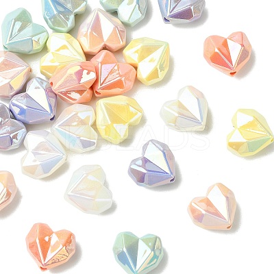 24Pcs 6 Colors Acrylic Imitation Pearl Beads OACR-CJ0002-49-1