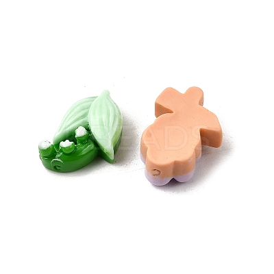 Opaque Resin Cabochons RESI-K046-09-1