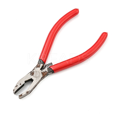 (Defective Closeout Sale: Rusty) Iron Flat Nose Pliers LS-TOOL-XCP0001-90-1