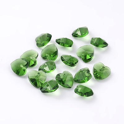 Romantic Valentines Ideas Glass Charms G030V14mm-07-1