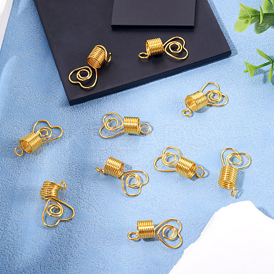 10Pcs Alloy Dreadlocks Beads FIND-TA0008-53A-1