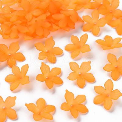 Frosted Acrylic Bead Caps MACR-S371-05A-724-1