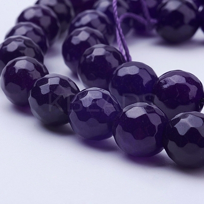 Natural Malaysia Jade Bead Strands G-F488-8mm-19-1
