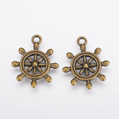 Tibetan Style Alloy Pendants LS-TIBEP-A122979-AB-FF-1