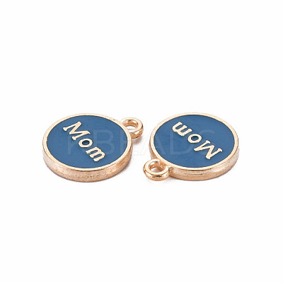 Mother's Day Alloy Enamel Charms ENAM-T016-11C-RS-1