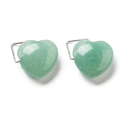 Natural Green Aventurine Pendants G-K371-02P-06-1