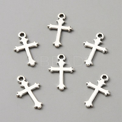 Tibetan Style Alloy Pendants. Cross LS-FIND-WH0111-234D-1