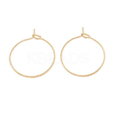Ion Plating(IP) 316 Surgical Stainless Steel Hoop Earrings Findings STAS-D183-02G-01-1