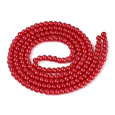Baking Paint Glass Pearl Beads Strands DGLA-ZX001-05B-19-1