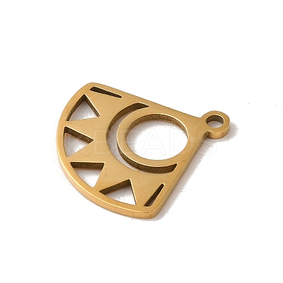 201 Stainless Steel Pendants STAS-E211-04G-1