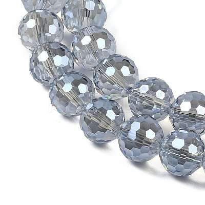 Transparent Electroplate Glass Beads Strands EGLA-N002-31-H06-1
