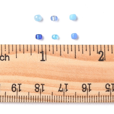 936Pcs 6 Style Glass Seed Round Beads SEED-FS0001-07-1