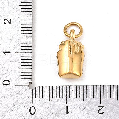 304 Stainless Steel Rhinestone Pendants LS-STAS-I365-01G-01-1