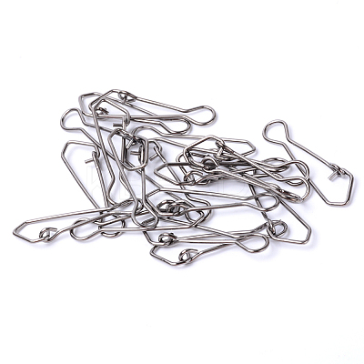 201 Stainless Steel Fishing Connector Quick Change Safe Lock FIND-WH0067-32G-1