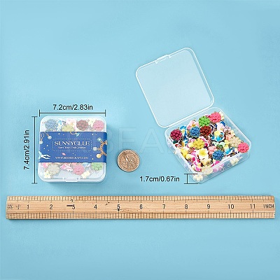 60Pcs 3 Style Handmade Polymer Clay Links Connectors FIND-SC0001-85-1