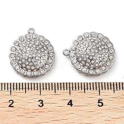 304 Stainless Steel Pendants STAS-L022-083P-1