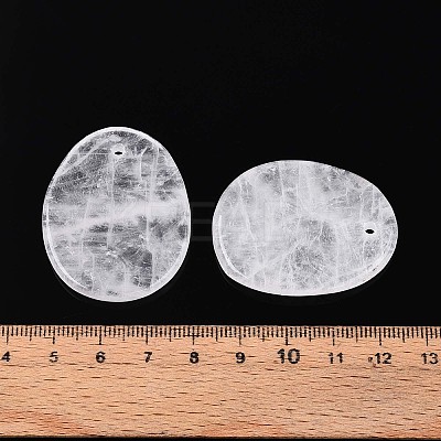 Natural Quartz Crystal Pendants G-N349-07E-1