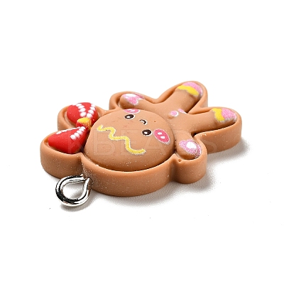 Christmas Opaque Resin Pendants X-RESI-G043-B09-1