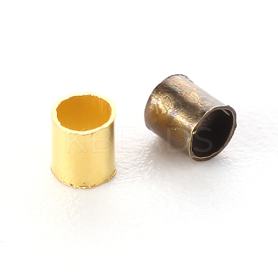 10.4G 4 Colors Brass Crimp Beads KK-YW0001-25-1