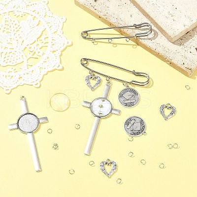 Iron Kilt Pins Brooch Findings DIY-FS0009-47-1