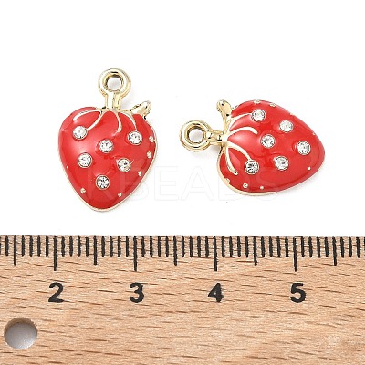 Alloy Enamel Pendants ALRI-D303-02G-1