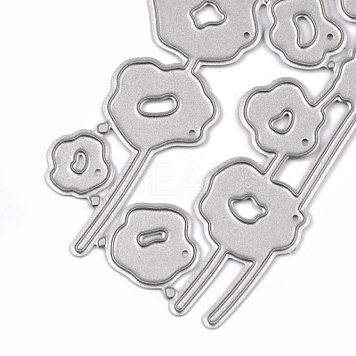 Flower Carbon Steel Cutting Dies Stencils DIY-R079-034-1