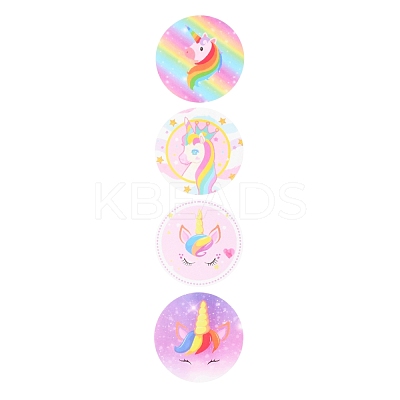 8 Styles Horse Paper Stickers DIY-L051-008-1