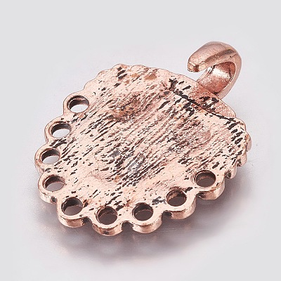 Eco-Friendly Zinc Alloy Hook Clasps LS-PALLOY-WH0031-02R-1