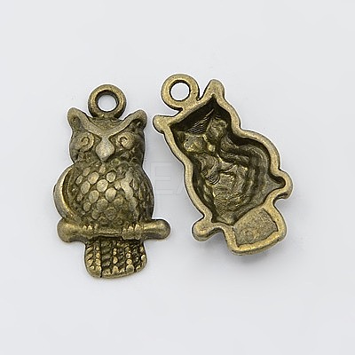Tibetan Style Alloy Pendants TIBEP-LF10093YKG-AB-LF-1