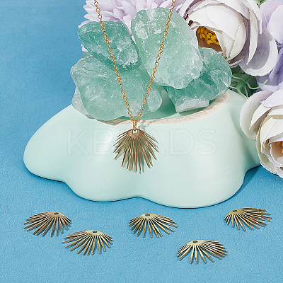 6Pcs Ion Plating(IP) 304 Stainless Steel Pendants STAS-BBC0002-26-1