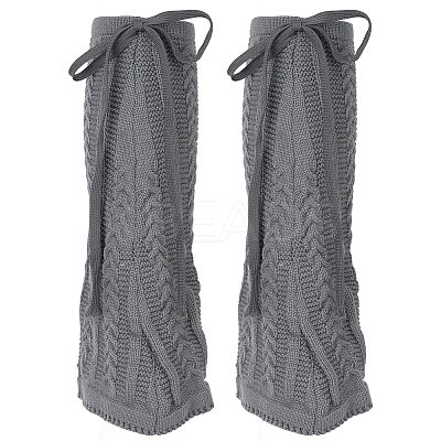 Acrylic Fibers Socks for Women AJEW-WH20060-48C-1