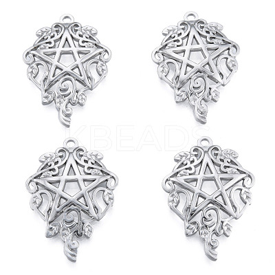 Non-Tarnish 201 Stainless Steel Pendants STAS-N098-170P-1