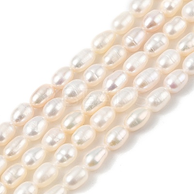 Natural Cultured Freshwater Pearl Beads Strands PEAR-I007-01B-01B-1